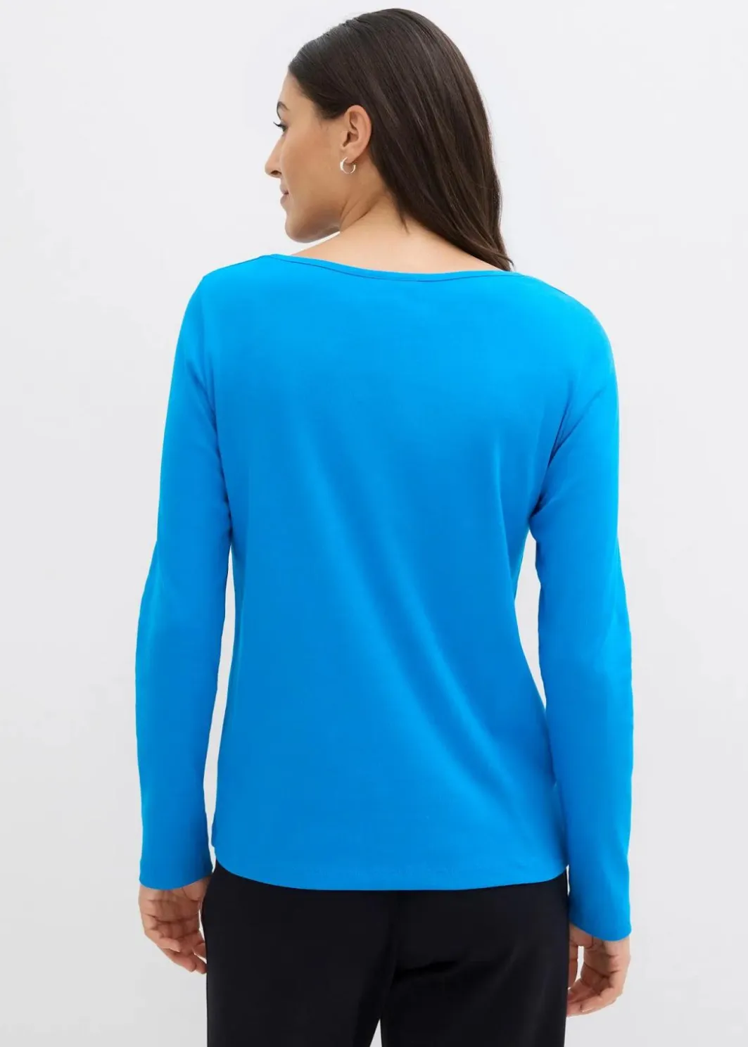 Clearance Rundhalsshirt aus reiner Bio-Baumwolle Damen Shirts & Tops|Basics
