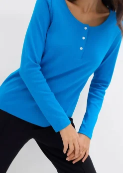 Clearance Rundhalsshirt aus reiner Bio-Baumwolle Damen Shirts & Tops|Basics
