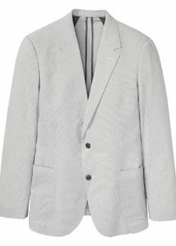 Herren bonprix Anzüge & Sakkos|Sakko in Seersucker-Qualität, Regular Fit