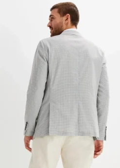 Herren bonprix Anzüge & Sakkos|Sakko in Seersucker-Qualität, Regular Fit