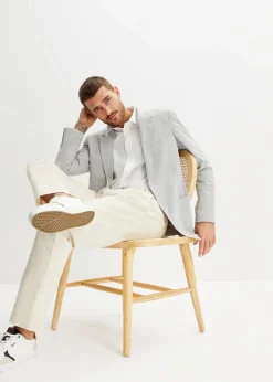 Herren bonprix Anzüge & Sakkos|Sakko in Seersucker-Qualität, Regular Fit