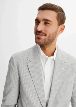 Herren bonprix Anzüge & Sakkos|Sakko in Seersucker-Qualität, Regular Fit