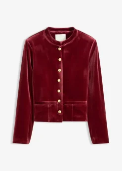 Online Samtjacke Damen Bekleidung·Hosen|Jacken & Mäntel