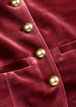 Online Samtjacke Damen Bekleidung·Hosen|Jacken & Mäntel