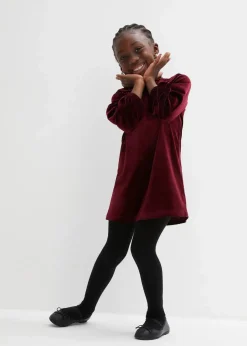 Kinder bonprix Mädchen 2-8 Jahre·Kleider & Röcke|Samtkleid mit Volants