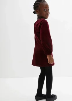 Kinder bonprix Mädchen 2-8 Jahre·Kleider & Röcke|Samtkleid mit Volants