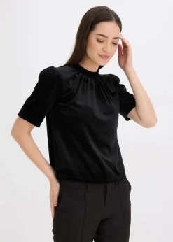 Damen bonprix Shirts & Tops|Samtshirt
