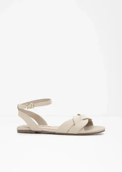 Outlet Sandalen in Flecht-Optik Damen Sommerschuhe