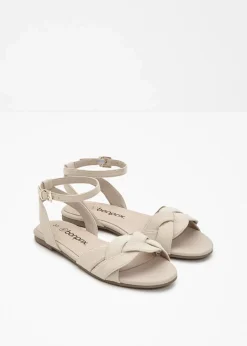 Outlet Sandalen in Flecht-Optik Damen Sommerschuhe