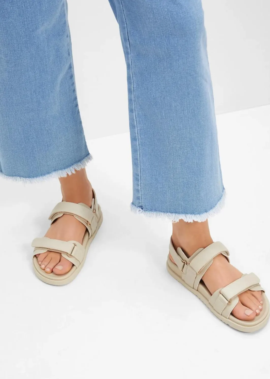 Damen bonprix Sommerschuhe|Sandalen mit leicht geformtem Fußbett