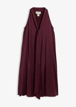 Clearance Satin Midikleid aus Viskose-Mix Damen Bekleidung·Pullover & Strickjacken|Kleider