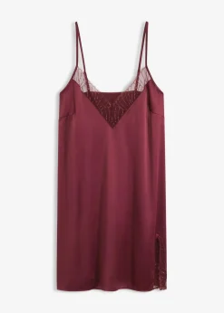 Damen bonprix Wäsche·Corsagen & Negligés|Wäsche·Dessous|Satin Negligé mit edler Stickerei