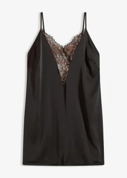 Sale Satin Negligé mit Glitzergarn Damen Wäsche·Corsagen & Negligés|Wäsche·Dessous