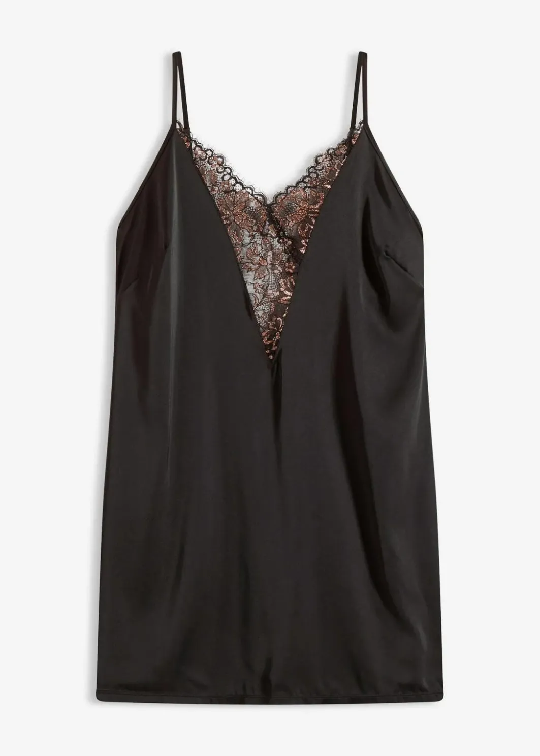 Sale Satin Negligé mit Glitzergarn Damen Wäsche·Corsagen & Negligés|Wäsche·Dessous