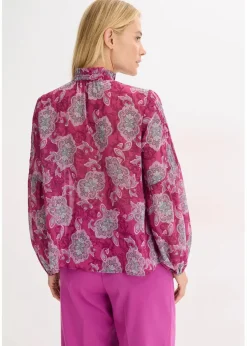 Sale Satin Tunika mit Biesen Damen Blusen & Tuniken|Bekleidung·Jacken & Mäntel