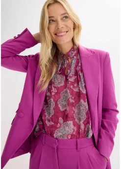 Sale Satin Tunika mit Biesen Damen Blusen & Tuniken|Bekleidung·Jacken & Mäntel
