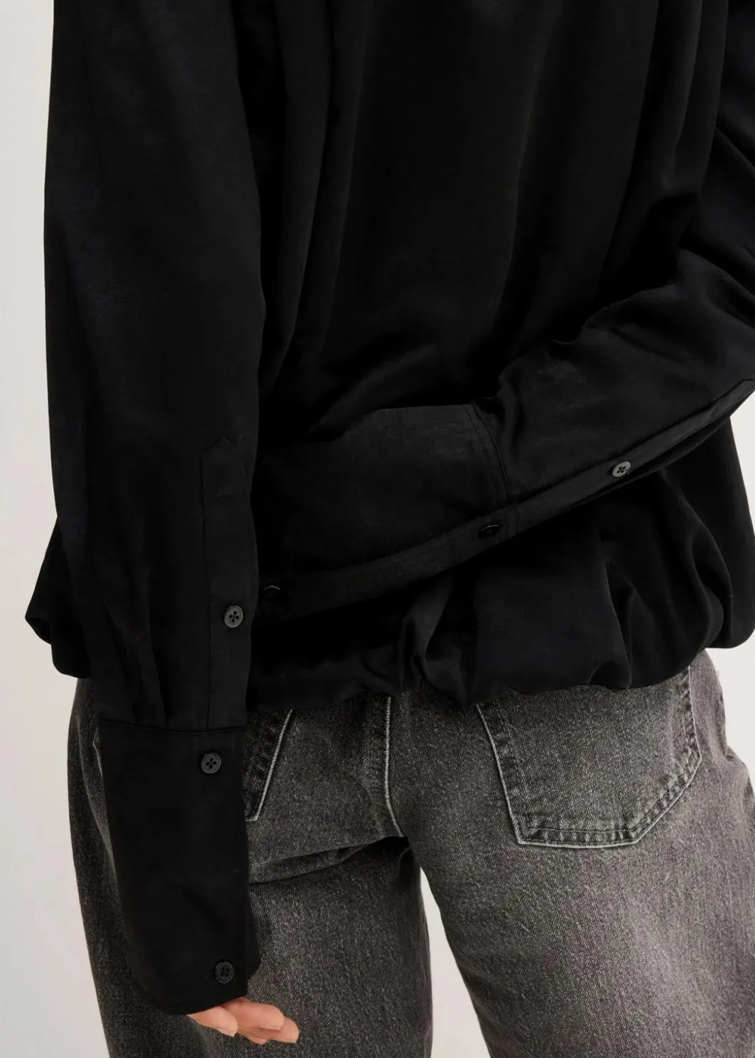 Damen bonprix Bekleidung·Jacken & Mäntel|Blusen & Tuniken|Satinbluse aus Viskose-Mix