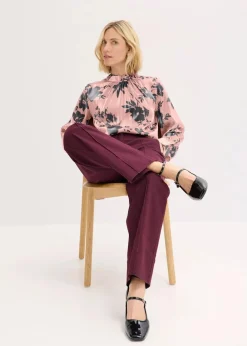 Sale Satin-Tunika mit Viskose Damen Blusen & Tuniken|Bekleidung·Jacken & Mäntel