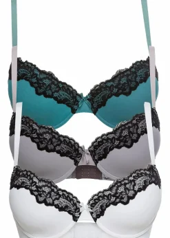 Best Schalen BH (3er Pack) Damen Große Cups D-H|Nachhaltigere Materialien