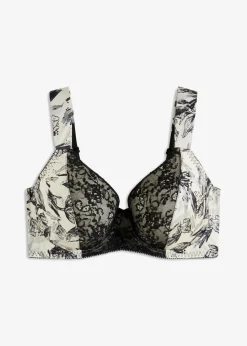 Damen bonprix Wäsche·Dessous|Wäsche·Große Cups D-H|Schalen BH mit Bügel und glänzendem Material