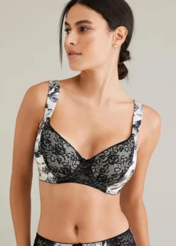 Hot Schalen BH mit Bügel und glänzendem Material Damen Wäsche·Dessous|Wäsche·Große Cups D-H