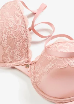 New Schalen BH mit Glanzeffekt Damen Große Cups D-H|Bhs