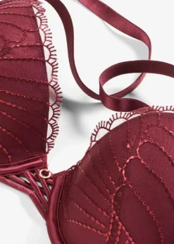 Damen bonprix Große Cups D-H|Bhs|Schalen-BH aus edler Stickerei