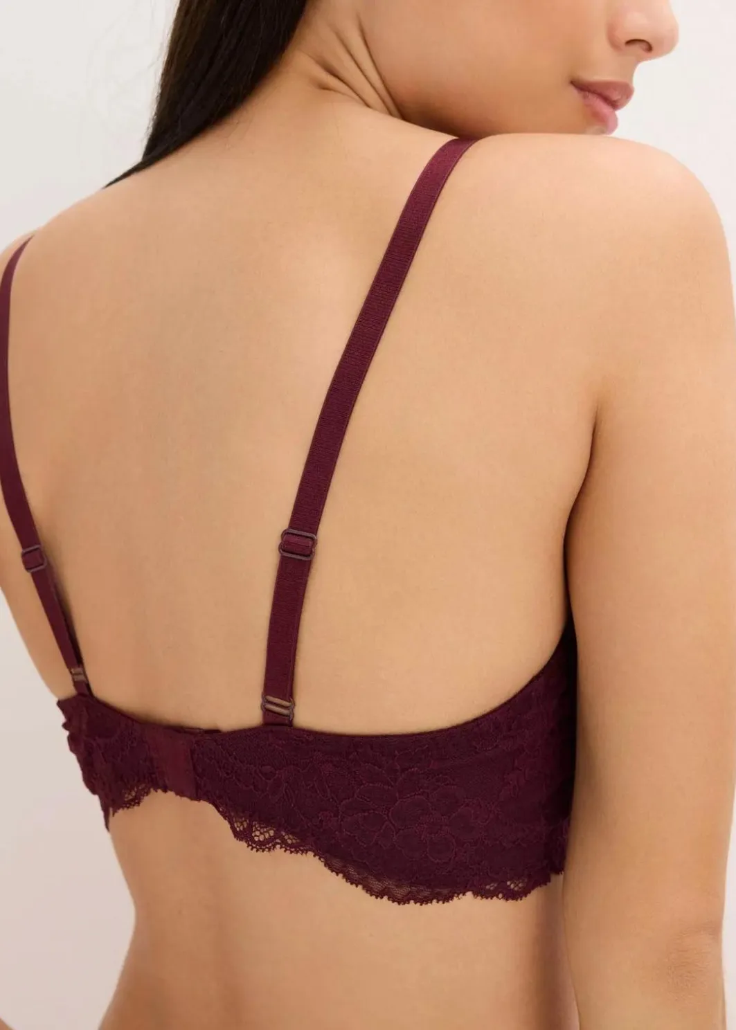 Damen bonprix Große Cups D-H|Bhs|Schalen-BH aus feiner Spitze