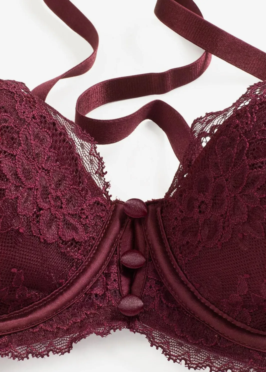 Damen bonprix Große Cups D-H|Bhs|Schalen-BH aus feiner Spitze