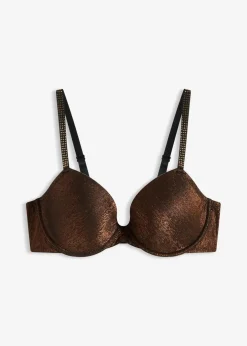 Damen bonprix Große Cups D-H|Bhs|Schalen-BH aus glitzerndem Material