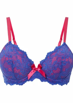 Damen bonprix Wäsche·Dessous|Wäsche·Große Cups D-H|Schalen-BH aus recycelter Spitze