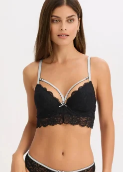 Best Schalen-BH mit abnehmbaren glitzernden Trägern Damen Große Cups D-H|Nachhaltigere Materialien