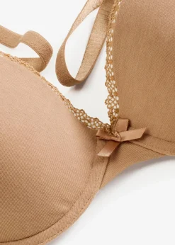 Schalen-BH mit Bügel mit Bio-Baumwolle Damen Große Cups D-H|Nachhaltigere Materialien