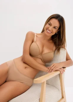Schalen-BH mit Bügel mit Bio-Baumwolle Damen Große Cups D-H|Nachhaltigere Materialien