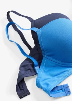 Damen bonprix Wäsche·Baumwollunterwäsche|Nachhaltigere Materialien|Schalen-BH mit Bügel mit Bio-Baumwolle (2er Pack)