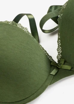 Damen bonprix Große Cups D-H|Nachhaltigere Materialien|Schalen-BH mit Bügel mit Bio-Baumwolle
