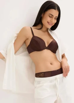Best Schalen-BH mit edlem Glanzeffekt Damen Große Cups D-H|Bhs