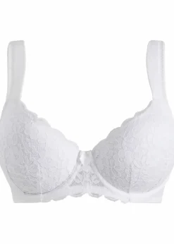 Discount Schalen-BH mit gepolsterten Trägern Damen Große Cups D-H|Nachhaltigere Materialien