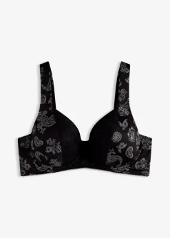 Schalen-BH mit gepolsterten Trägern Damen Wäsche·Dessous|Wäsche·Große Cups D-H