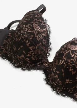 Online Schalen-BH mit Glitzergarn Damen Große Cups D-H|Nachhaltigere Materialien