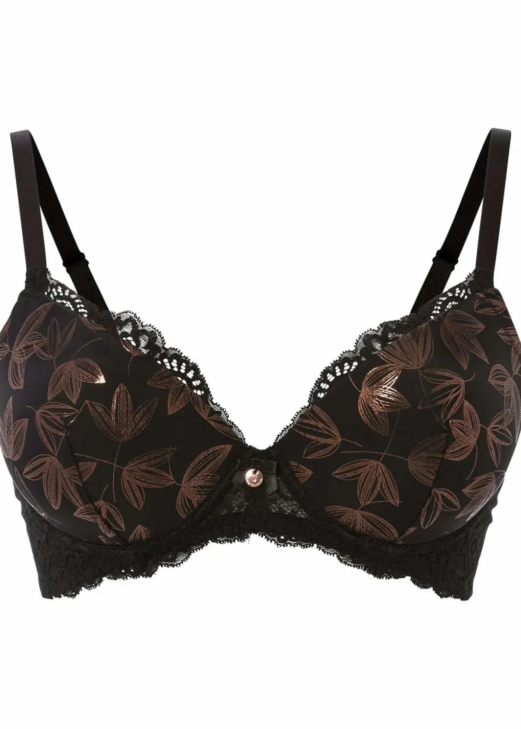 Damen bonprix Große Cups D-H|Bhs|Schalen-BH mit schimmerndem Effekt