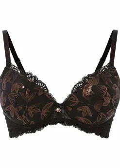 Damen bonprix Große Cups D-H|Bhs|Schalen-BH mit schimmerndem Effekt