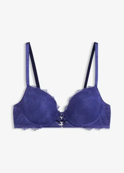 Damen bonprix Große Cups D-H|Nachhaltigere Materialien|Schalen-BH mit Schmuckdetails