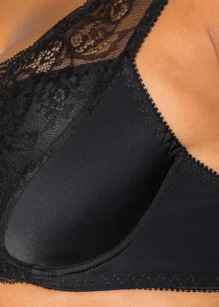 Damen bonprix Große Cups D-H|Bhs|Schalen-BH mit zarter Spitze