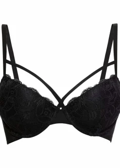 Damen bonprix Große Cups D-H|Nachhaltigere Materialien|Schalen-BH mit zarter Spitze