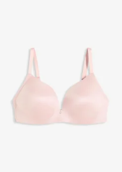 Damen bonprix Bhs|Schalen-BH ohne Bügel aus glänzendem Material
