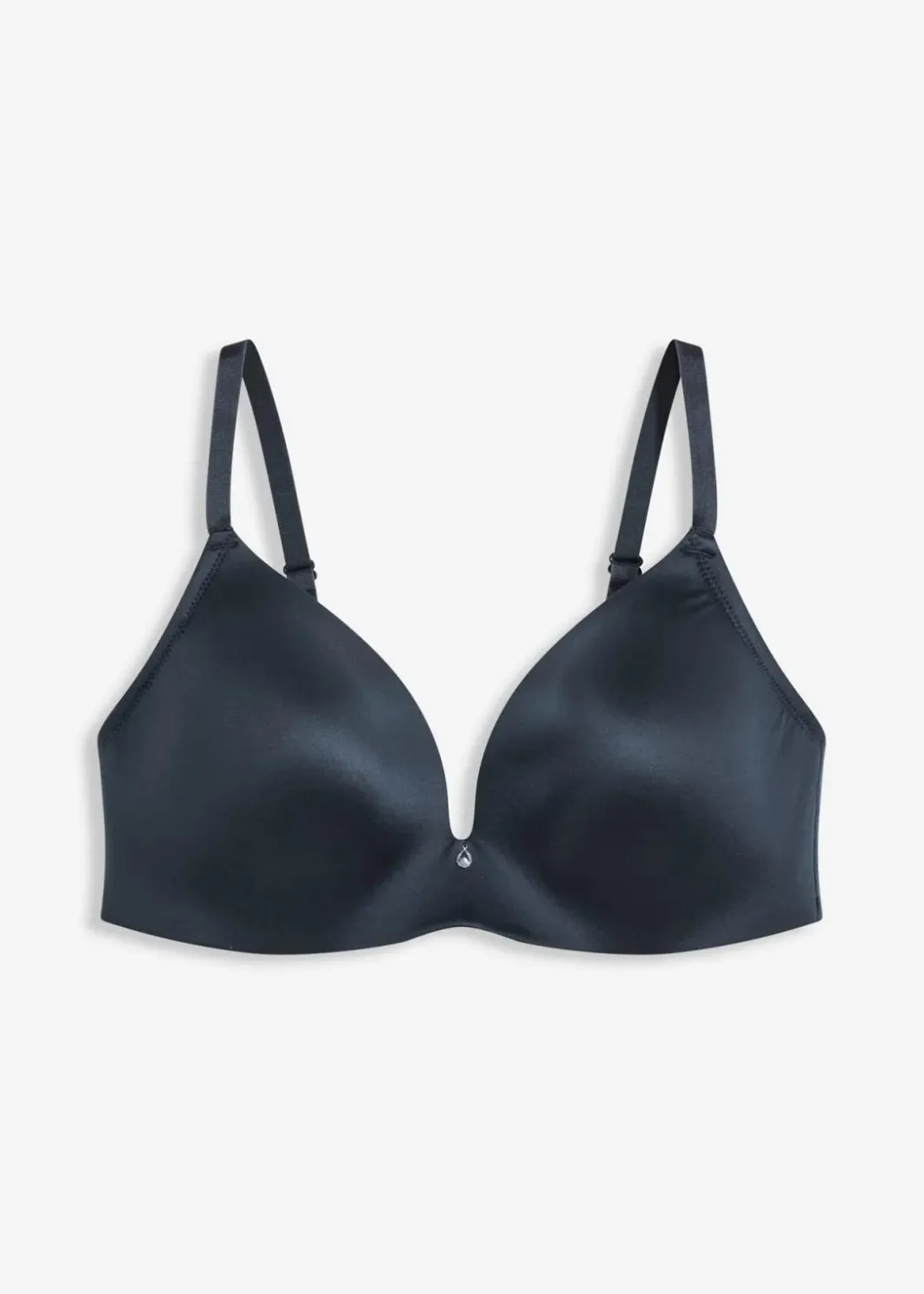 Damen bonprix Bhs|Schalen-BH ohne Bügel aus glänzendem Material