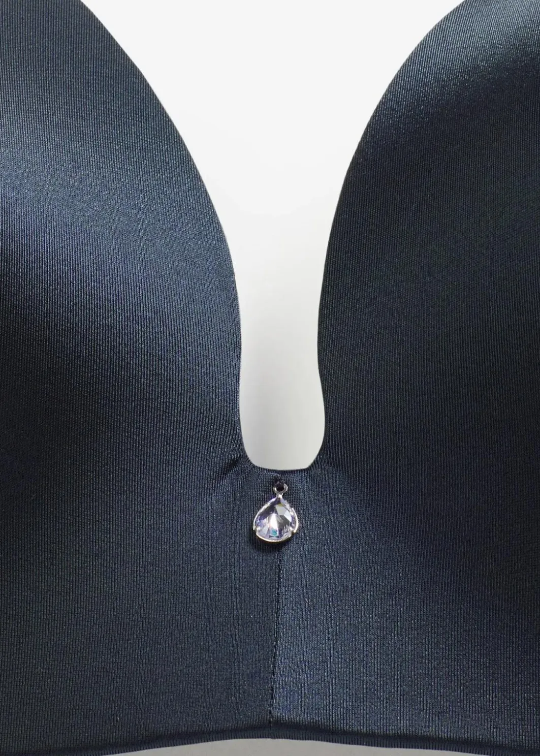 Damen bonprix Bhs|Schalen-BH ohne Bügel aus glänzendem Material