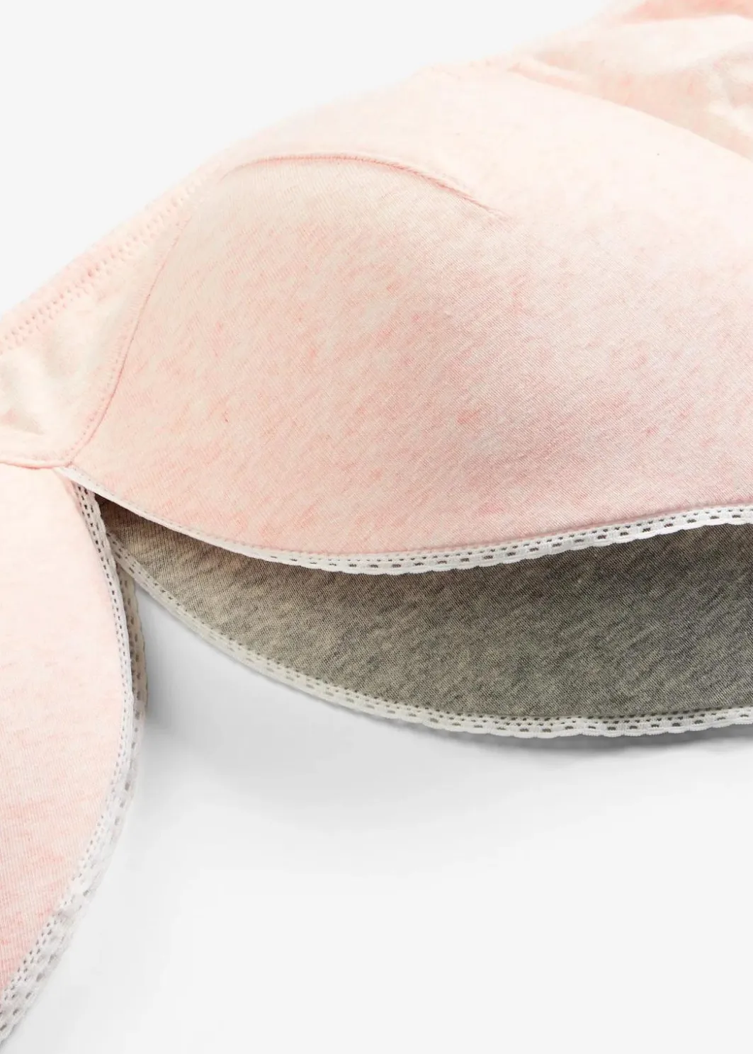 Damen bonprix Bhs|Baumwollunterwäsche|Schalen-BH ohne Bügel mit Bio-Baumwolle und Rippe (2er Pack)