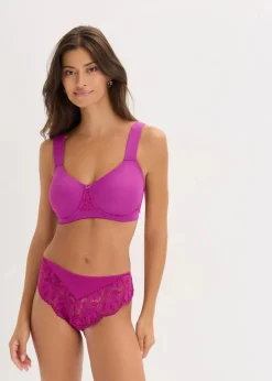 Damen bonprix Große Cups D-H|Nachhaltigere Materialien|Schalen-BH ohne Bügel mit gepolsterten Trägern